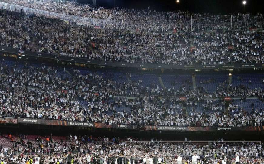 Otkriveno kako je čak 30.000 navijača Eintrachta sinoć bilo na Nou Campu