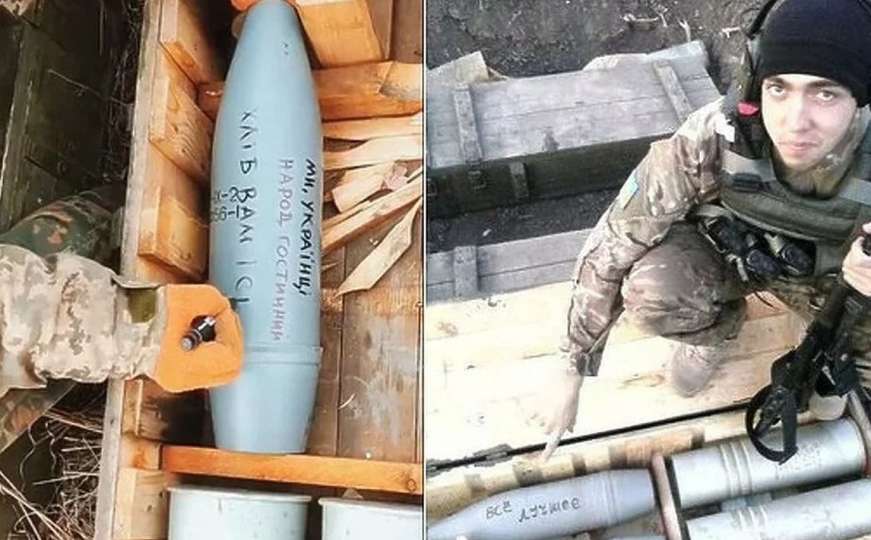 Ukrajinci ispisali sjajne poruke na granatama koje šalju Rusima