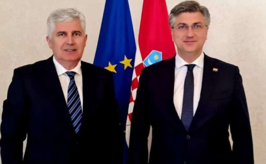 Šta su Čović i Plenković pričali u Banskim dvorima 