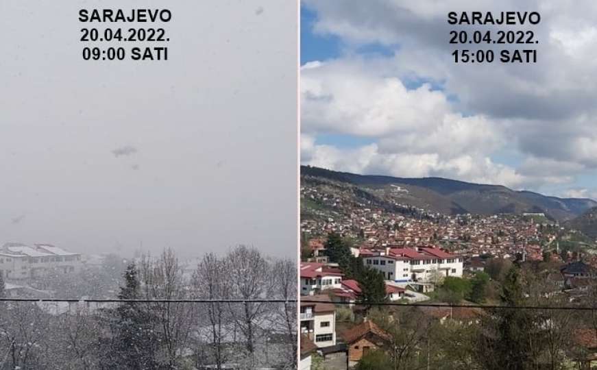 Meteorolog Krajinović: Jutros ludnica i snijeg, danas sunčano