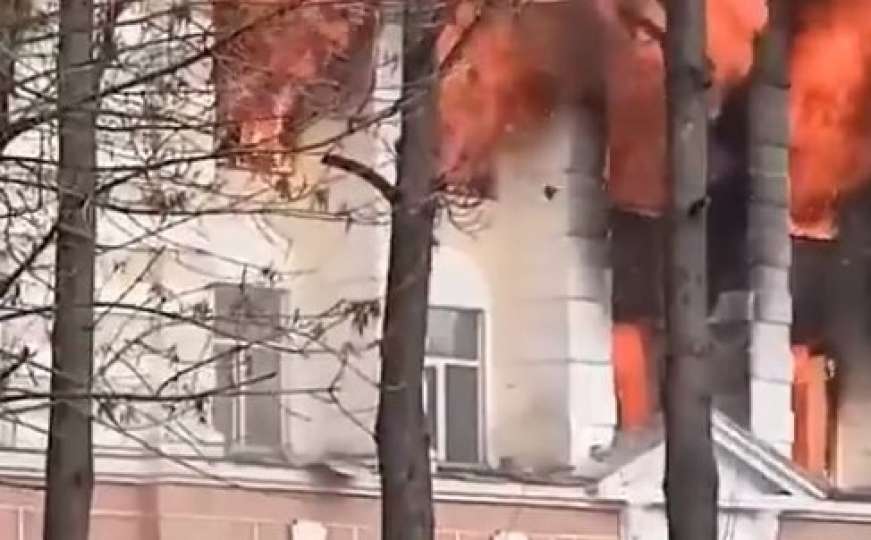 Požar u ruskom institutu: Poginulo pet osoba, krov se u potpunosti urušio