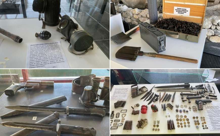 U Jablaničkom muzeju izloženi predmeti pronađeni u rovovima iz II svjetskog rata