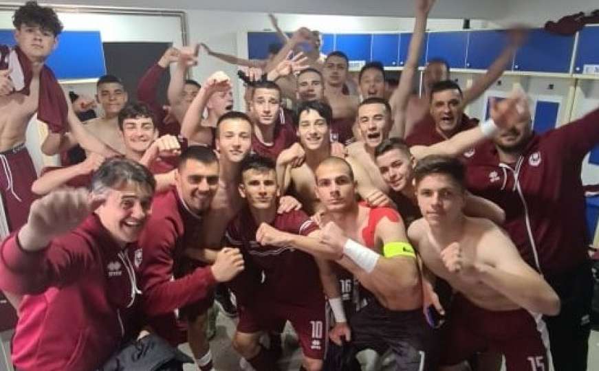 Kadeti FK Sarajevo pjesmom proslavili titulu prvaka