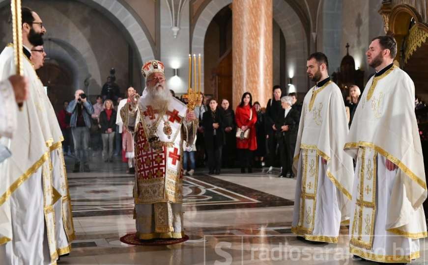 Svečana liturgija u Sarajevu: Vaskrs je praznik vjere, života i blagoslova Božijeg