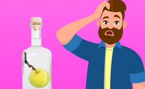 Mozgalica: Kako je jabuka dospjela u bocu?