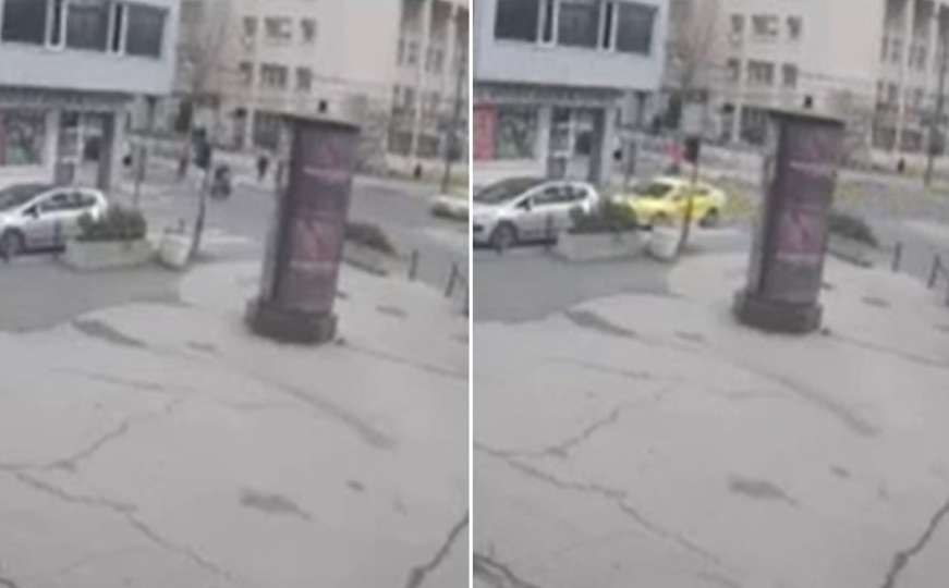 Uznemirujuće: Kamera snimila momenat kada automobil udara biciklistu u Sarajevu