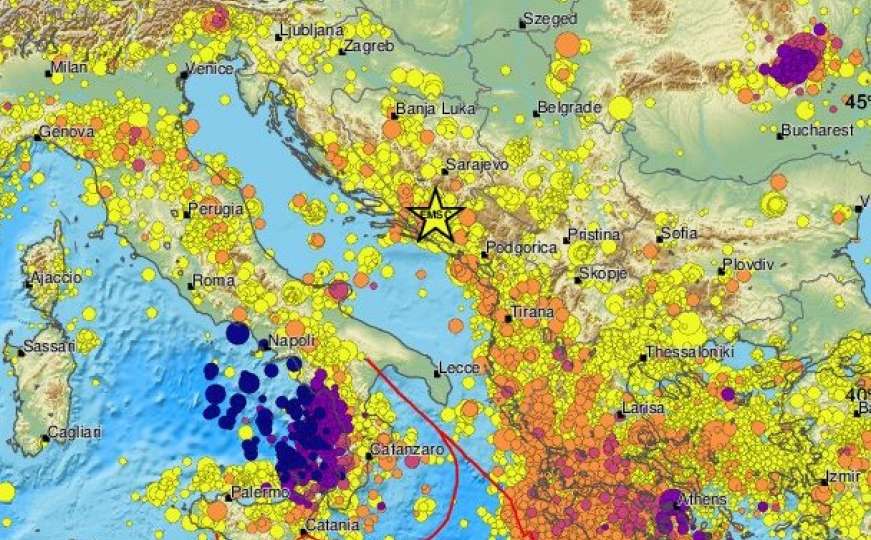 Još jedan zemljotres u BiH: "Strah. Sreća nije potrajalo"