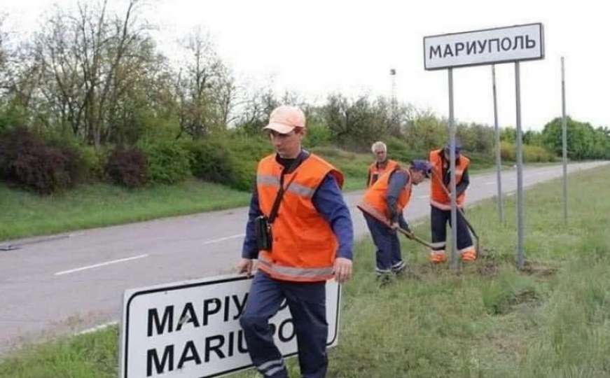 Separatisti u Mariupolju ukrajinske znake zamijenili ruskim natpisima 