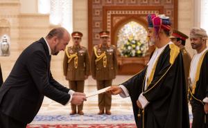 Ambasador Jusić predao akreditive sultanu Omana
