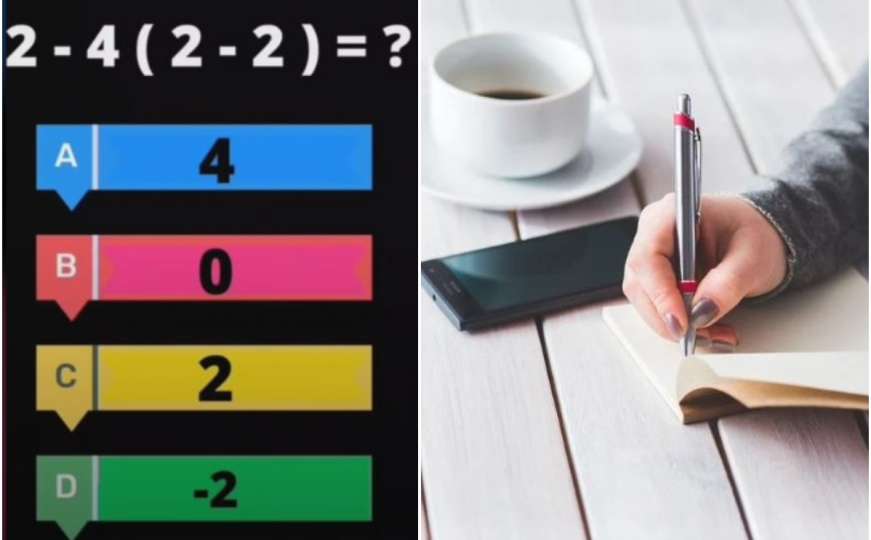 Jednostavna matematička mozgalica: Šta mislite koji je tačan odgovor?
