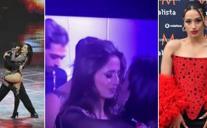 Vatrena Španjolka rezultate Eurosonga čekala u zagrljaju plesačice: Pao i poljubac