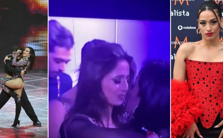 Vatrena Španjolka rezultate Eurosonga čekala u zagrljaju plesačice: Pao i poljubac