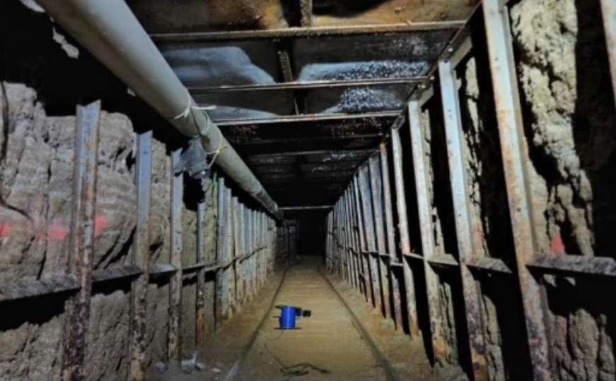 Otkriven narko tunel na granici SAD i Meksika: Ima struju, ventilaciju i šine
