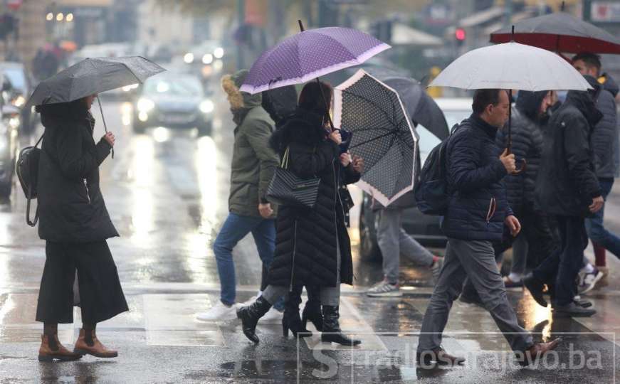 Nagla promjena vremena stigla u BiH: Kiša će kratko padati, za vikend preokret