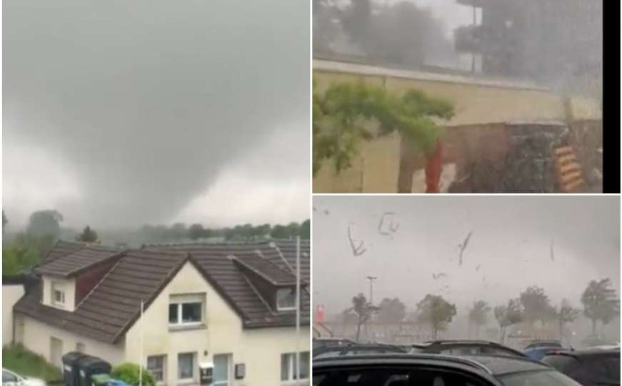 Veliko nevrijeme zahvatilo Njemačku: Tornado nosio krovove