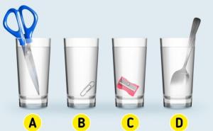 U kojoj čaši se nalazi najviše vode?