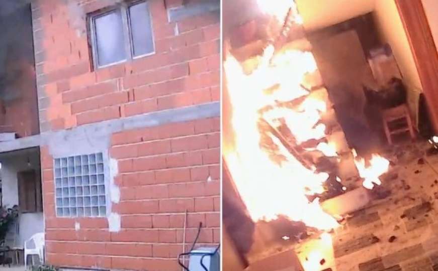 Gorjela kuća u BiH, ima povrijeđenih: Pogledajte akciju gašenja požara 
