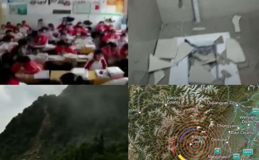 Jaki zemljotresi pogodili Kinu, ima poginulih: Objavljeni strahoviti snimci