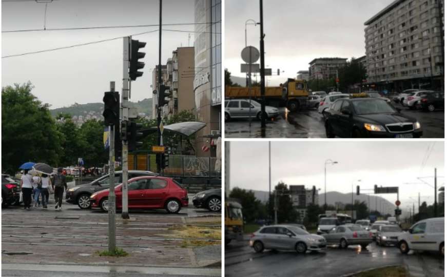 Potpuni kolaps u saobraćaju nakon velikog nevremena u Sarajevu 