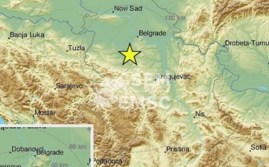 Zemljotres kod Beograda