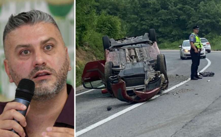 Damir Imamović imao saobraćajnu nesreću: Automobil završio na krovu