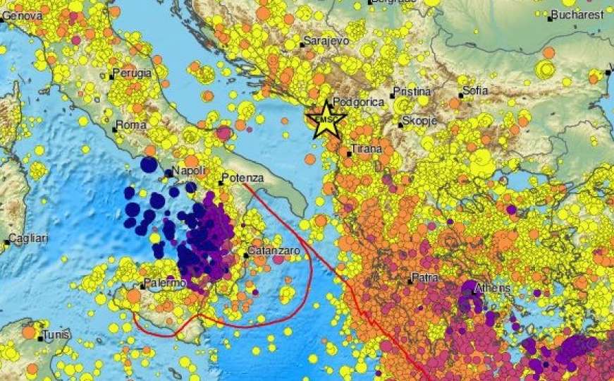 Zabilježen zemljotres u Crnoj Gori: "Snažno je udarilo nešto u kuću"
