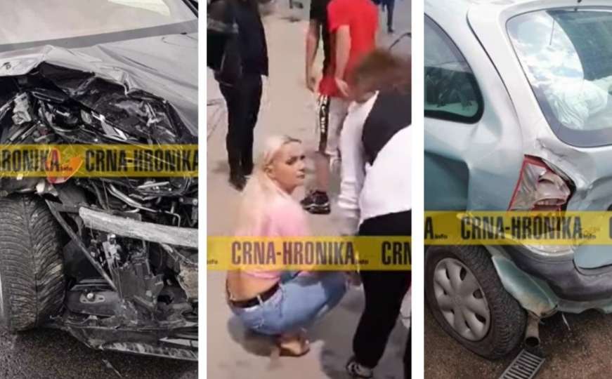 Pogledajte video nakon udesa u Sarajevu: Automobili teško oštećeni