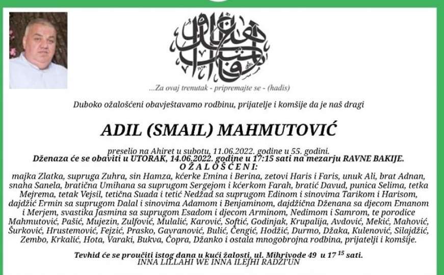 Preminuo čuveni navijač FK Željezničara Adil Mahmutović
