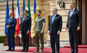 Okončana posjeta u Kijevu: Šta su kazali lideri Italije, Njemačke i Francuske 