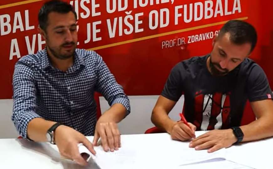 Velež predstavio novo pojačanje, potpisao bivši igrač Sarajeva