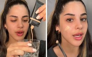 Novi trend u šminkanju zaludio djevojke na internetu: Sipaju puder u vodu