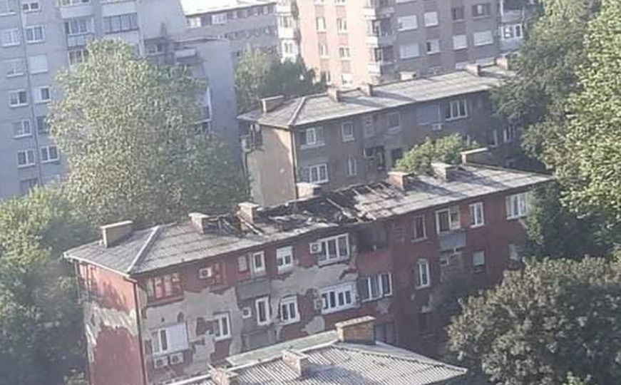 Pogledajte kako izgleda zgrada u Zenici nakon sinoćnjeg požara