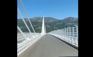 Pogledajte kako izgleda vožnja preko Pelješkog mosta