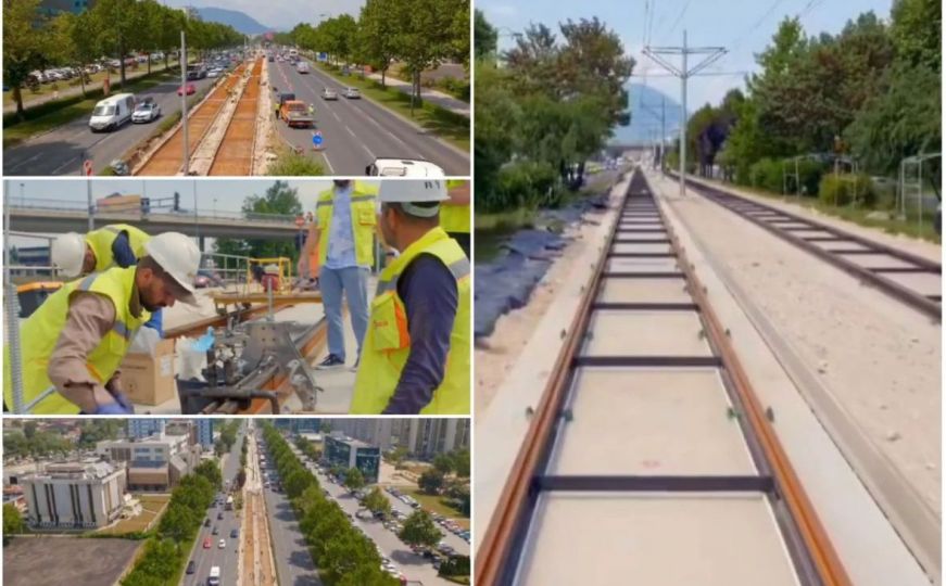 Pogledajte kako teku radovi na rekonstrukciji tramvajske pruge u Sarajevu
