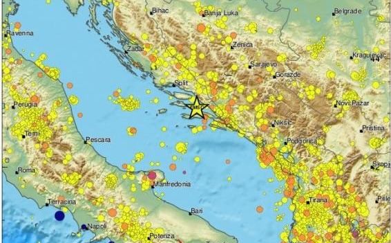 Četiri zemljotresa potresla Hrvatsku