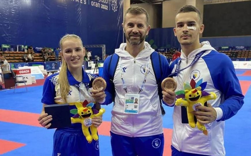 BiH je ponosna: Nejra Sipović i Hamza Turulja došli do medalja na Mediteranskim igrama