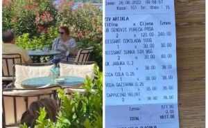 Da li je ovo rekordni iznos računa na Jadranu: Turista ne vjeruje šta je platio 134 KM