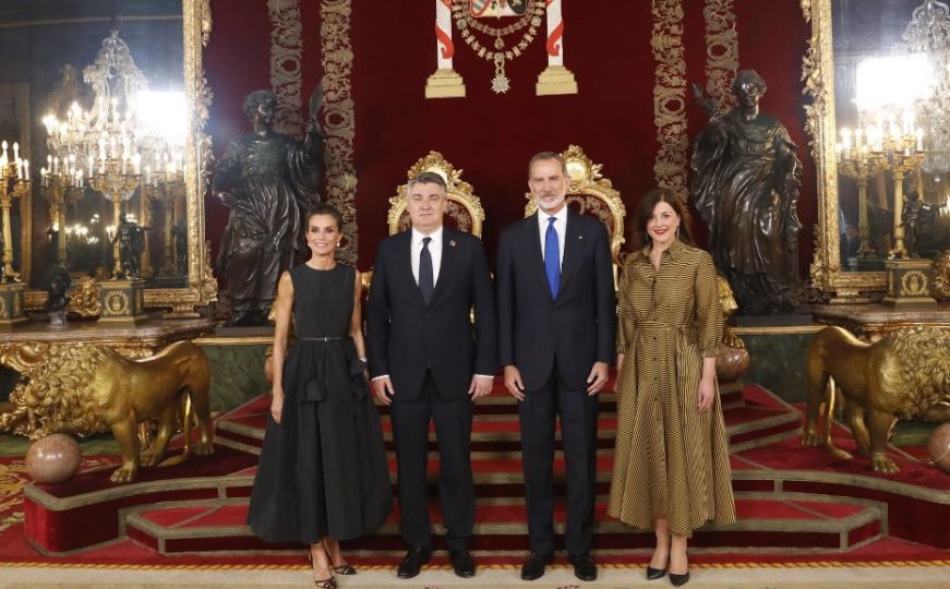 Milanovići večerali s španskim kraljem: Znate li koliko košta Sanjina haljina?