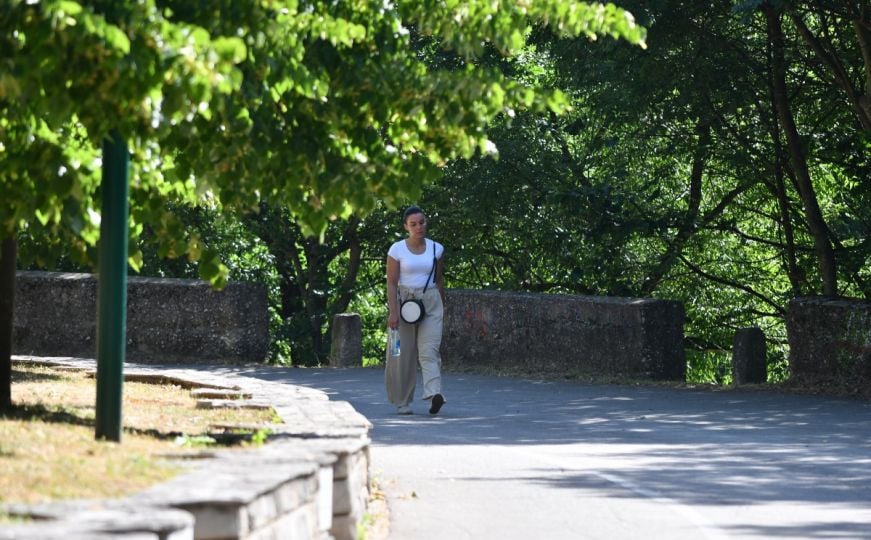 U Sarajevu je i danas bilo izuzetno vruće, na Bentbaši tek poneki šetač