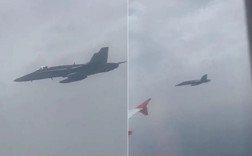 Drama na nebu: Borbeni avioni zbog prijetnji bombom presreli putnički