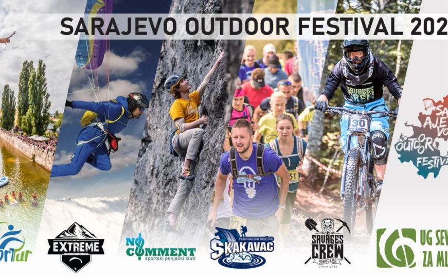 Sarajevo outdoor festival: Skokovi u vodu, penjanje na stijene, paraglajding