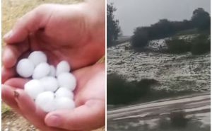 Veliko nevrijeme širom BiH, padao grad veličine oraha: "Strahota"