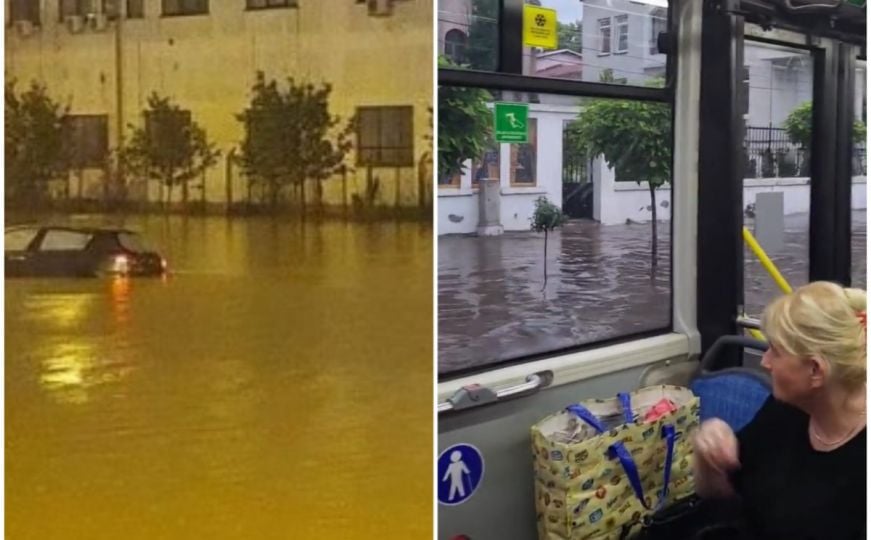 Nevjerovatni prizori iz Beograda: Grad potopljen, autobus se 'probija kroz jezero'
