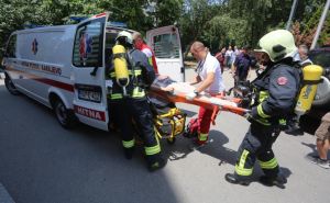 Akcija u Sarajevu: Pogledajte vježbu spašavanja ljudi iz zgrade u plamenu