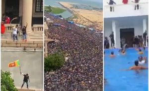 Haos u Šri Lanki: 100.000 ljudi na ulicama, neki "upali" kod predsjednika, kupaju mu se u bazenu