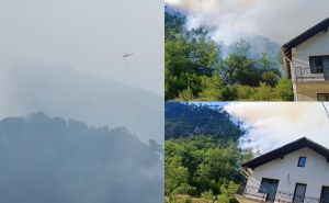 Pogledajte kako helikopteri Oružanih snaga BiH gase požar na području Boračkog jezera
