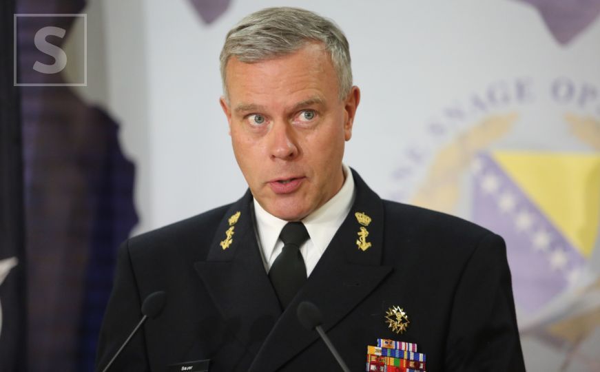 Admiral NATO-a Rob Bauer o razlozima posjete našoj zemlji: "Sigurnost BiH je ključna"