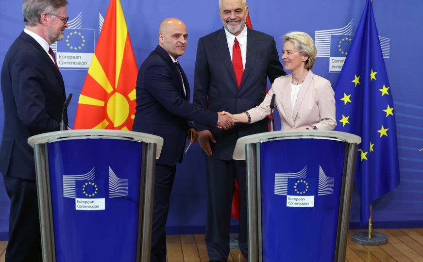 EU danas otvara pristupne pregovore s Albanijom i Sjevernom Makedonijom