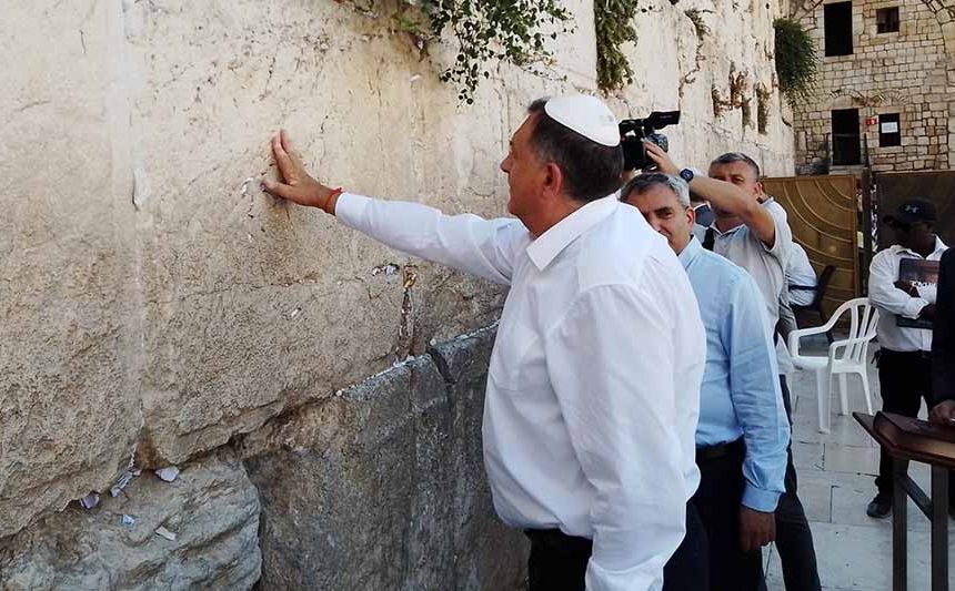 Milorad Dodik posjetio Zid Plača u Jerusalemu