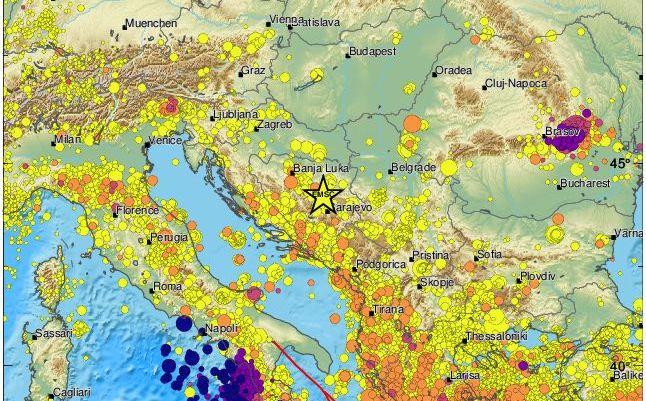 Zemljotres u BiH, građani pišu: "Jak, bučan potres, nekoliko sekundi"